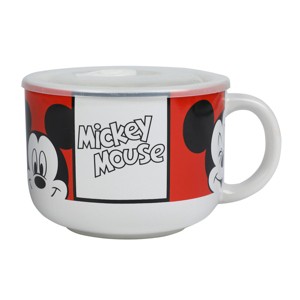 Disney Mickey Mouse 20 oz. Soup Mug with Vented Lid - 1 of 4