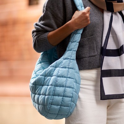Сумки YOUZEY Cloud 9 Puffer Crossbody Purse Bag - Baby Blue — фото 3