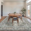 ABYNOW Area Rug Machine Washable, Non Slip, Boho Vintage Print for Living Room - 2 of 4