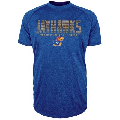 NCAA Kansas Jayhawks Men's Short Sleeve Raglan T-Shirt