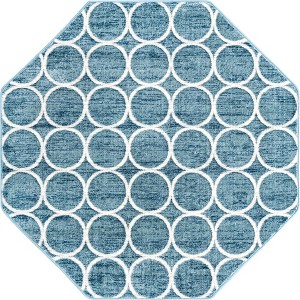 Unique Loom Matrix Trellis Collection Area Rug - Dots - 1 of 4