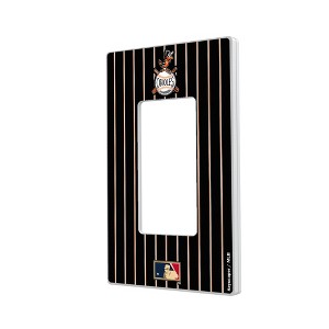 MLB Cooperstown East Teams Pinstripe Hidden-Screw Light Switch Plate for Single Rocker - 1 of 4