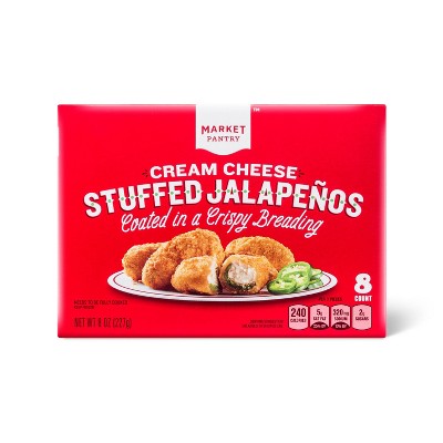 Frozen Cream Cheese Stuffed Jalapeno Poppers - 8oz - Market Pantry&#8482;