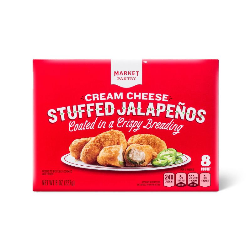 Frozen Cream Cheese Stuffed Jalapeno Poppers - 8oz - Market Pantry&#8482;, 1 of 5
