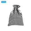 Unique Bargains Durable Large Capacity Coin Sacks Bag with Drawstring 10 Pcs - 3 of 4