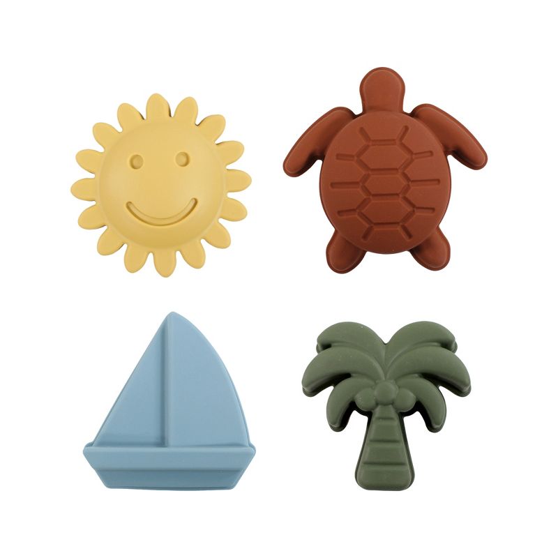 Hudson Baby 6pc Silicone Beach/Sand Toys, Multicolor, One Size, 2 of 3