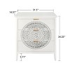 34"H Accent Cabinets For Living Room,Hollow-Carved Cabinet With 3 Drawers,Cabinet Storage Drawers,Cabinet Pantry-Maison Boucle - 4 of 4