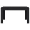 vidaXL Dining Table Black 55.1 in.x29.3 in.x29.9 in. Engineered Wood - 3 of 4