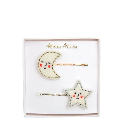 Meri Meri Happy Moon & Star Hair Slides