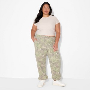 Women's High-Rise Slim Fit Joggers - Wild Fable™ - 1 of 3