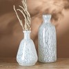 ChicFurnit Decorative Vases Elegant Flower Vase Florero Splutter Vase Tabletop Vase Modern Vase for Living Room Decor, Gray, 4"*4"*10.25" - 2 of 4