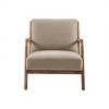 Sapphtopaz Wood Accent Chair Lounge Chairs Mid-Backrest Upholstered Armchair Mid Century Modern Comfy Chair for Living Room, Bedroom, Nursery - 2 of 4