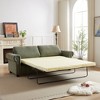 83.8'' Polyester Convertible Pullout Sofa Bed with Folding Mattress, 2-in-1 Function and High-Density Foam - 2 of 4