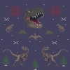 Women's Design By Humans Ugly Dino Christmas Sweater By AnotheHero Racerback Tank Top - 2 of 3