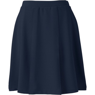 Lands' End School Uniform Women's Ponte Pleat Skirt At The Knee - 14 ...