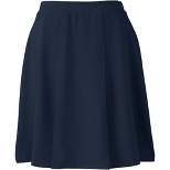 Lands' End Lands' End School Uniform Women's Ponte Pleat Skirt