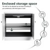 BENCMATE Bathroom Vanities Freestanding Vanity 36 Inch with Resin Sink and Soft Close Doors for Bathroom, White, 35.4"*19.7"*35.4" - 4 of 4