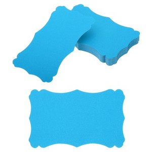 Unique Bargains Paper Mini DIY Gift Double-sided Blank Index Flash Cards 50 Pcs - 1 of 4