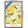 Trends International Reinders: Fruit Market - Limoncello Framed Wall Poster Prints Mahogany Framed Version 22.375" x 34" - 3 of 4