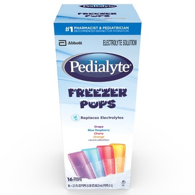 Pedialyte Electrolyte Solution Freezer Pops Variety Pack - 33.6oz : Target