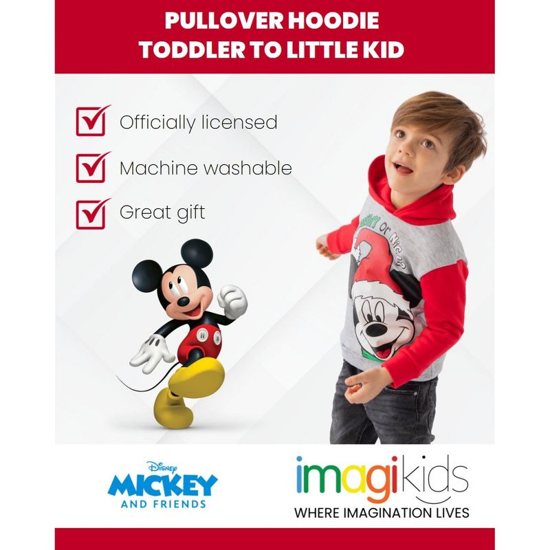 Disney Mickey Mouse Toddler Boys Pullover Hoodie , 3 of 9