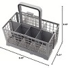 Universal Dishwasher Silverware Cutlery Basket for Utensils, Compatible with GE, Whirlpool, Samsung, BOSCH, Maytag, KitchenAid, Kenmore - 2 of 4