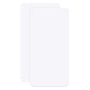 Unique Bargains Sublimation Aluminum Yard Garden DIY White Blank Metal Signs - 1 of 4