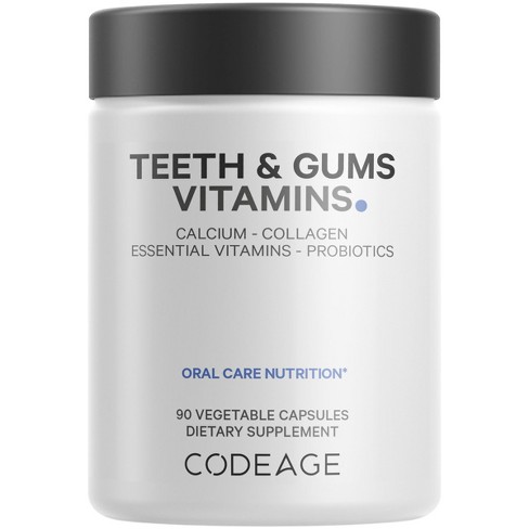 Codeage Teeth Gums Vitamins Oral Probiotics Supplement For Mouth Care Dental Multivitamins 90ct Target