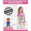 SUPER MARIO Nintendo Yoshi Mario Princess Peach Big Girls Rash Guard and Bikini Bottom Tie Dye Multicolor 14-16 - 4 of 4