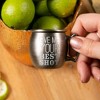 Pavilion Gift Company - Best Shot - 2 oz Stainless Steel Moscow Mule Shot - Drinkware - 3 of 4