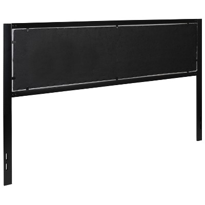Bristol Light Gray Fabric Tufted King Size Metal Headboard