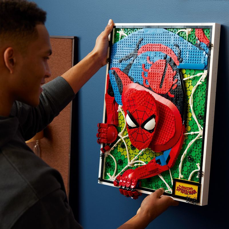 LEGO Art The Amazing Spider-Man Super Hero Building Kit 31209, 4 of 8