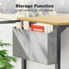 ChicFurnit Desk Modern Style with Storage Spacious Surface Sturdy Construction for Youth with Home Work Study Game Use, Brown, 34"*23"*3" - 4 of 4