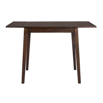 Anybear 29"- 45" Extendable Dining Table for 4 People, Folding Kitchen Table, Space-Saving Dinner Table (Only Table), Brown