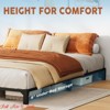 Twin Size/Full Size/Queen/King Size Bed Frame, 6"/8"/14 " High Platform Bed Frame, w/Storage Space, Heavy Duty Steel Slat Support - 4 of 4