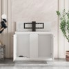 Famapy Stylish Lift Gaming Station,Automatic Height Adjustment, Ample Storage & Safety Features, Media Console for Home Gaming Zones & Living Spaces - 3 of 4