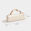 PU Leather Clutch for Women, Multi-functional Woven Texture Evening Gift Bag, Fashionable Hard Vertical Small Square Bag, Golden Magnetic Clasp - 2 of 4