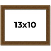 PosterPalooza | Photo Size Flat Gold Picture Frame - UV Acrylic, Foam Board Backing, Hanging Hardware - 2 of 4
