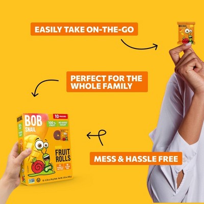 Bob Snail Mango Fruit Rolls - 3.53oz/10ct
