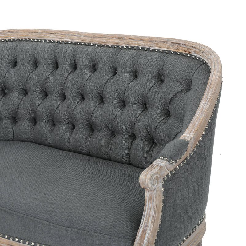 Faye Classical Tufted Loveseat - Christopher Knight Home, 4 of 7