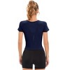 Workout Crop Tops for Women Slim-Fit Athletic Long Sleeve/Short Sleeve Tee Gym Running Yoga Casual Tight Shirts XS-XL - 3 of 4