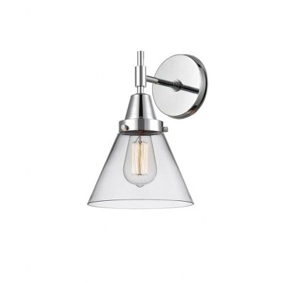 Cone - 1 Light Wall Sconce-11.25 Inches Tall and 7.75 Inches Wide