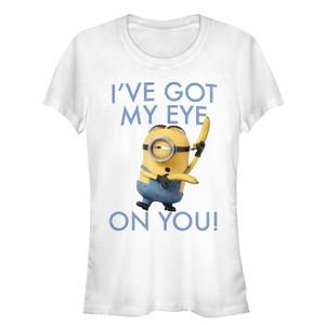 Juniors Womens Despicable Me Minion Eye on You T-Shirt - 1 of 3