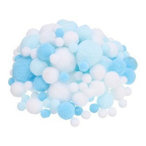 Unique Bargains Creative DIY Craft Decorations Home Art Supplies Pom Poms - 1 of 4