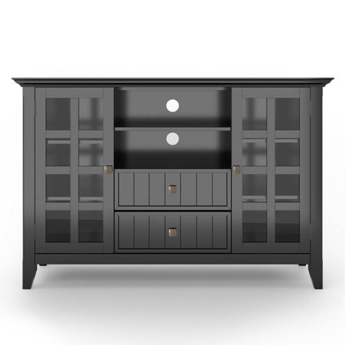 Black tall tv deals cabinet