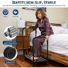 Step Stool with Dual Handle and Non-Skid Platform Duty 450 Lbs Capacity Height Adjustable Heavy Duty Steps Foot Stool - 4 of 4