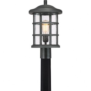 Quoizel Lighting Crusade 1 - Light Post Light in  Earth Black - 1 of 1