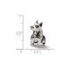 Black Bow Jewelry Sterling Silver Doberman Pinscher Bead Charm - 3 of 4