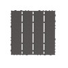 GlasFlength Carpet Tiles 44 Pack 12" Interlocking Deck Tiles, Grain Pattern Waterproof Outdoor Flooring for Patio Balcony, Gray, 12"*12"*0.8" - 4 of 4