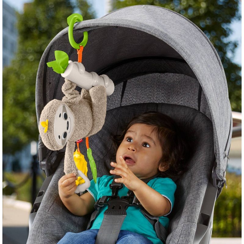 Fisher-Price Slow Much Fun Stroller - Sloth, 5 of 8